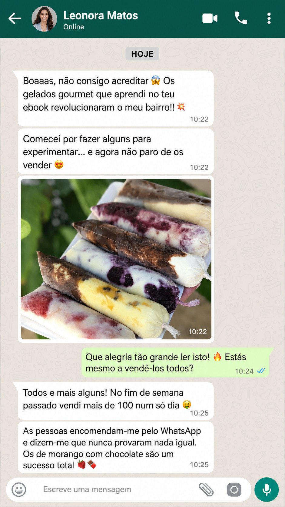 Depoimento WhatsApp